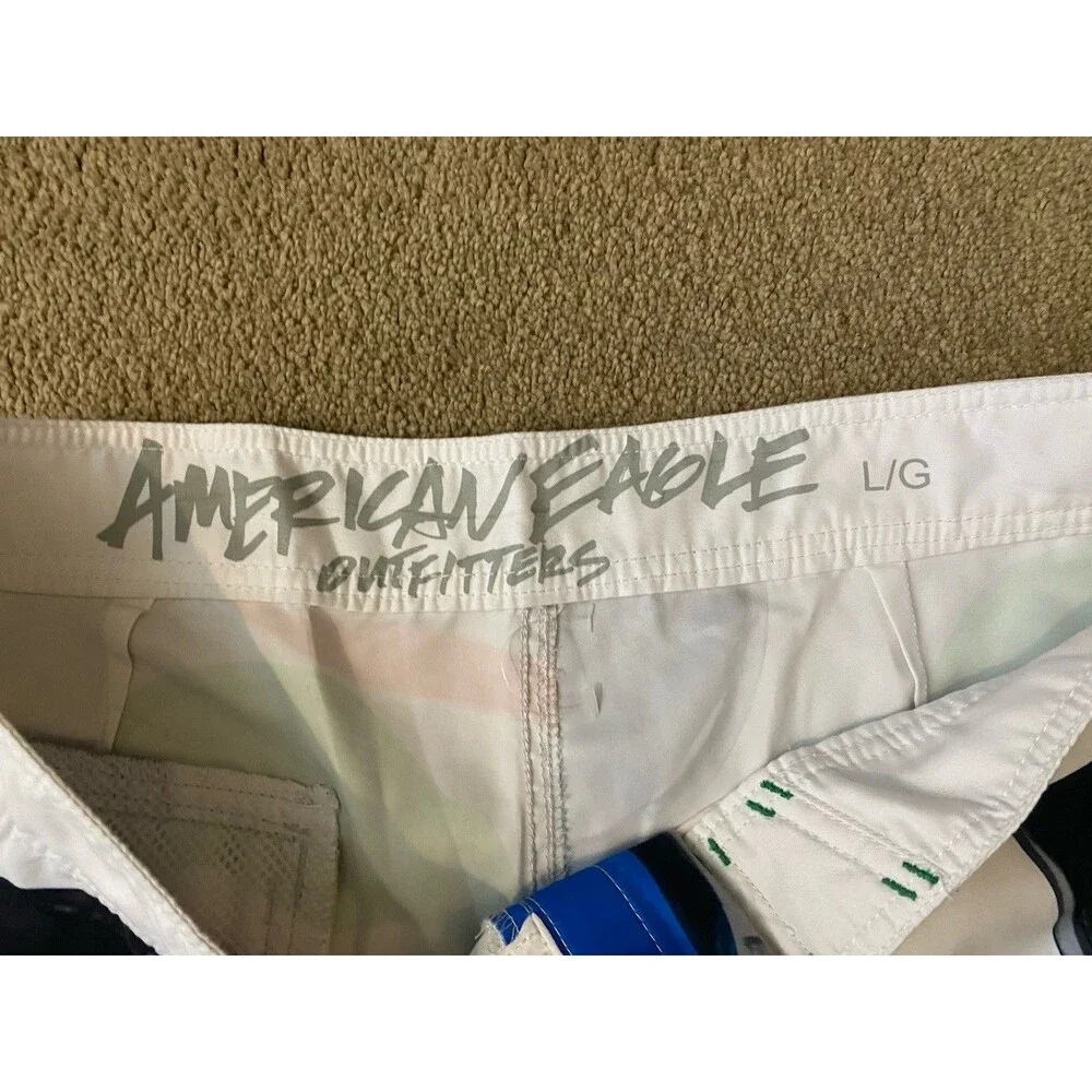 American Eagle Vintage 90’s Y2K Style Sunglasses Print Swim Shorts Men’s Size L